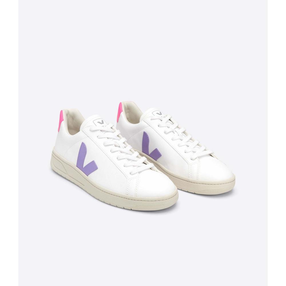 Women's Veja URCA CWL Shoes White/Red | ZA 485CTV